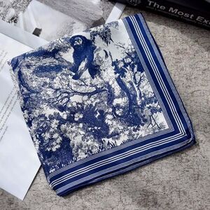 Large tropical print scarf